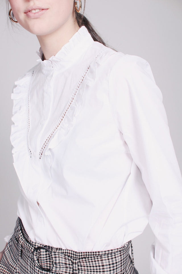 Aditi Shirt - White - Second Female - Bluser & Skjorter - VILLOID.no