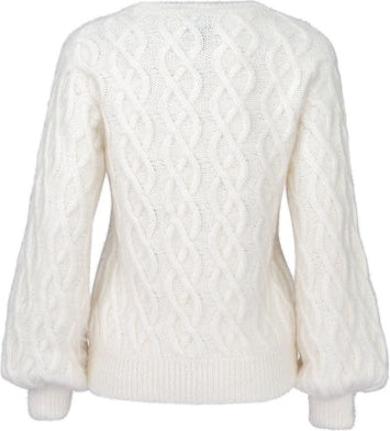Kaylee Knit - White - MAUD - Gensere - VILLOID.no