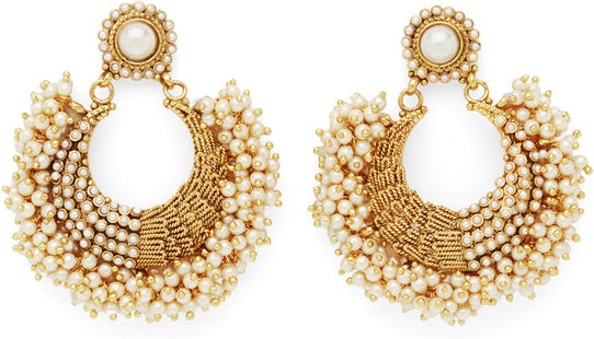 The Small Tanushri Earrings - Pearl - Miss Mathiesen - Smykker - VILLOID.no
