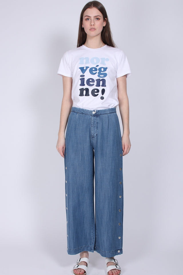 Melrose - Denim - Line of Oslo - Bukser & Shorts - VILLOID.no