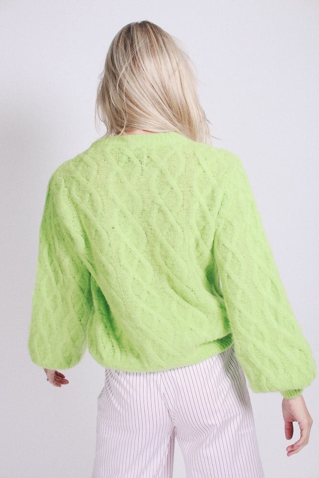 Kaylee Knit - Lime Green - MAUD - Gensere - VILLOID.no