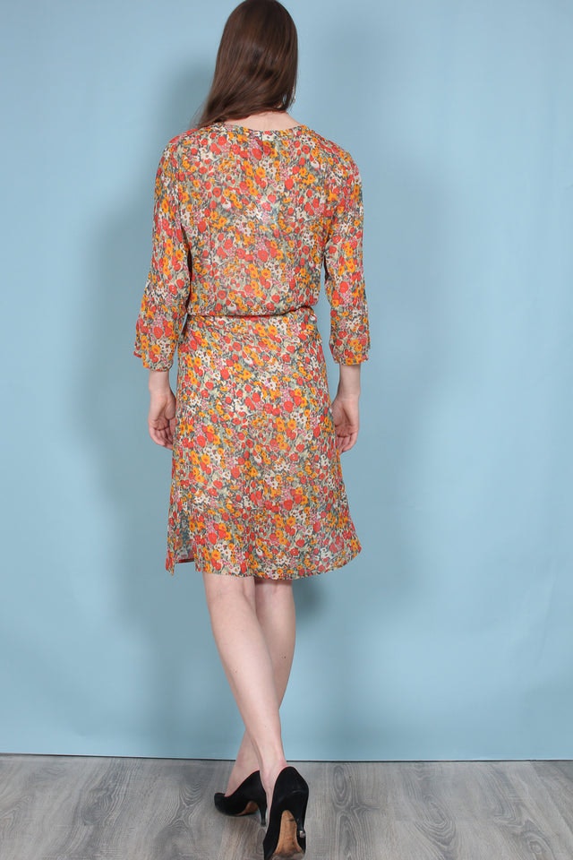 Bloom Long Shirt - Blazing Orange - Second Female - Kjoler - VILLOID.no