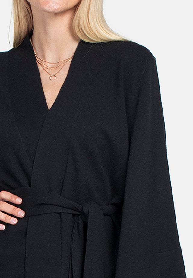 Wool Lounge Sweater - Black - Pierre Robert x Jenny Skavlan - Gensere - VILLOID.no