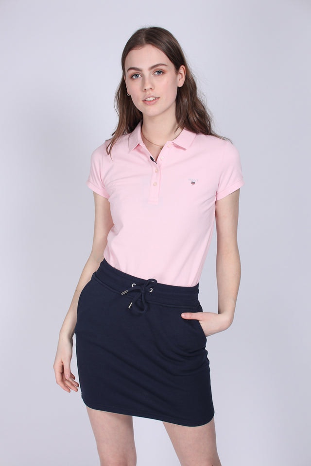 Tonal Shield Sweat Skirt - Evening Blue - GANT - Skjørt - VILLOID.no