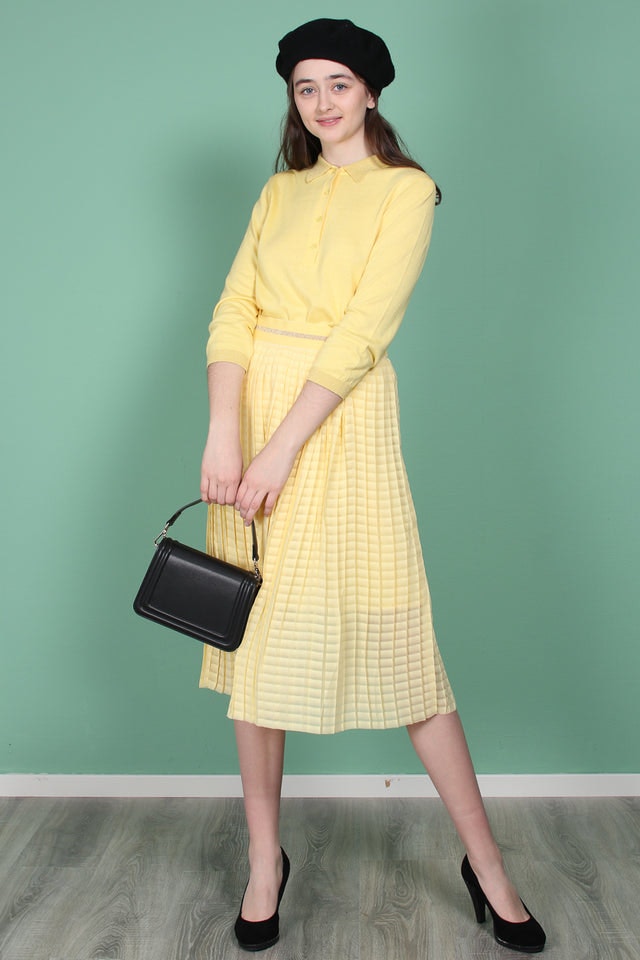 Marille Skirt - Sunshine - Second Female - Skjørt - VILLOID.no