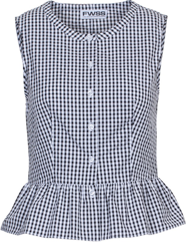 Kristina - Black Gingham - FWSS - T-skjorter & Topper - VILLOID.no