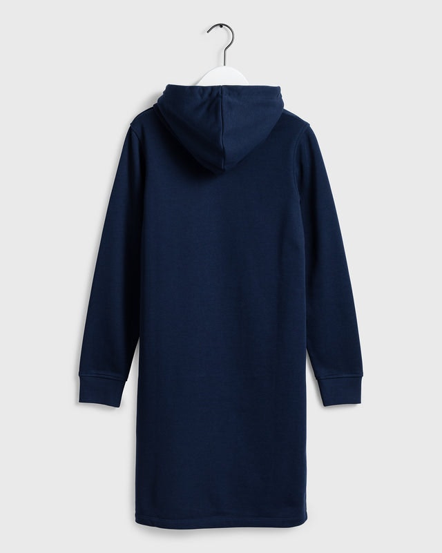 Gant N.H Hoodie dress - Evening Blue - GANT - Kjoler - VILLOID.no