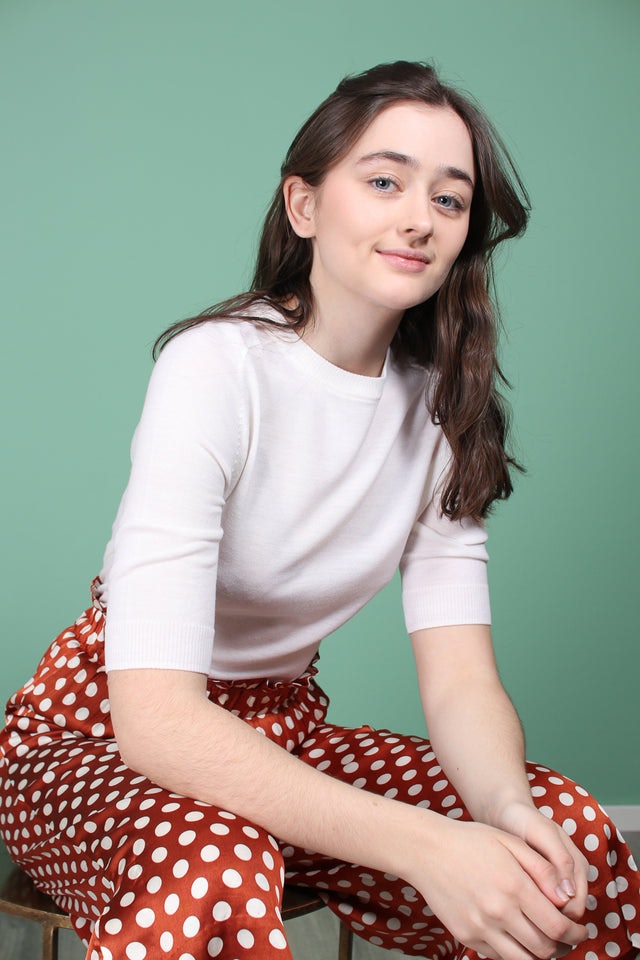 Spotty HW Trousers - Rustic Brown - Second Female - Bukser & Shorts - VILLOID.no