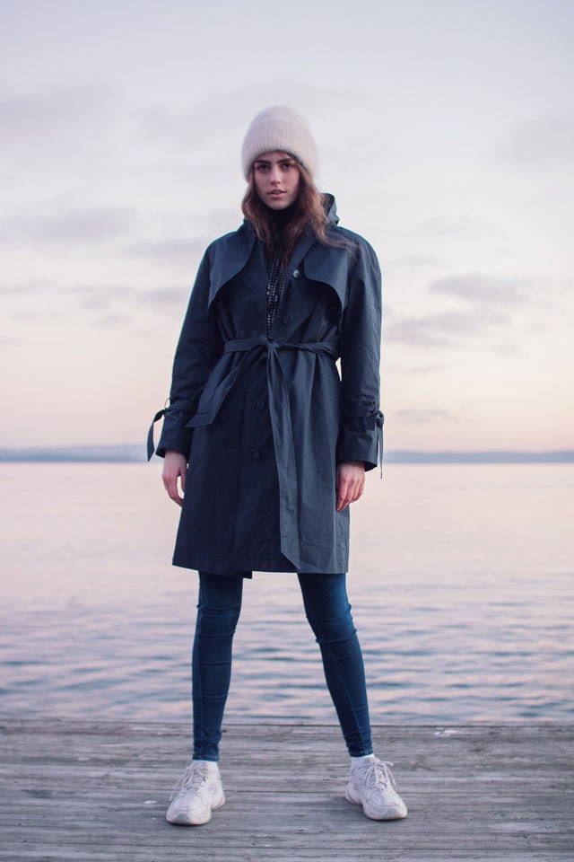 Trench Coat - Blue Nights - MAUD - Jakker - VILLOID.no