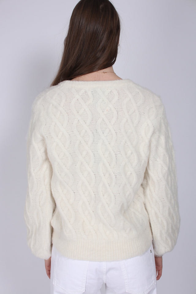 Kaylee Knit - White - MAUD - Gensere - VILLOID.no