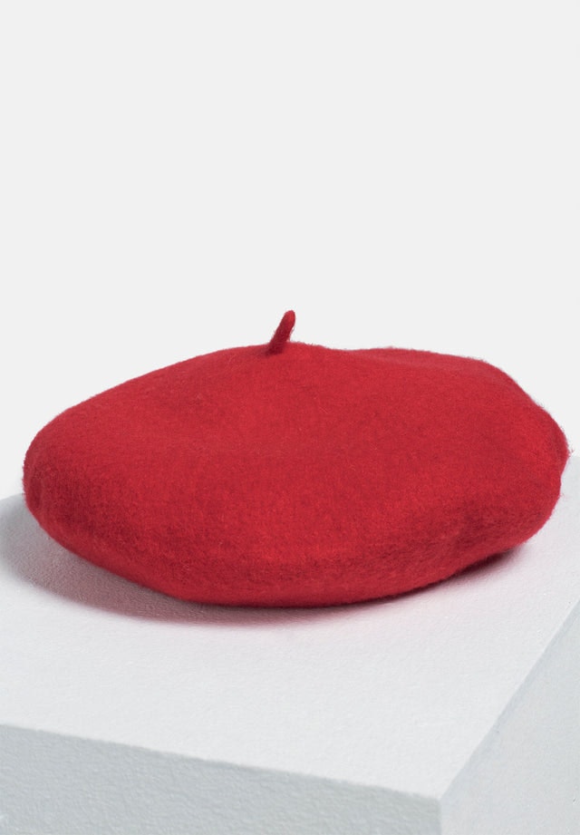 Wool Beret - Red - Pierre Robert x Jenny Skavlan - Tilbehør - VILLOID.no