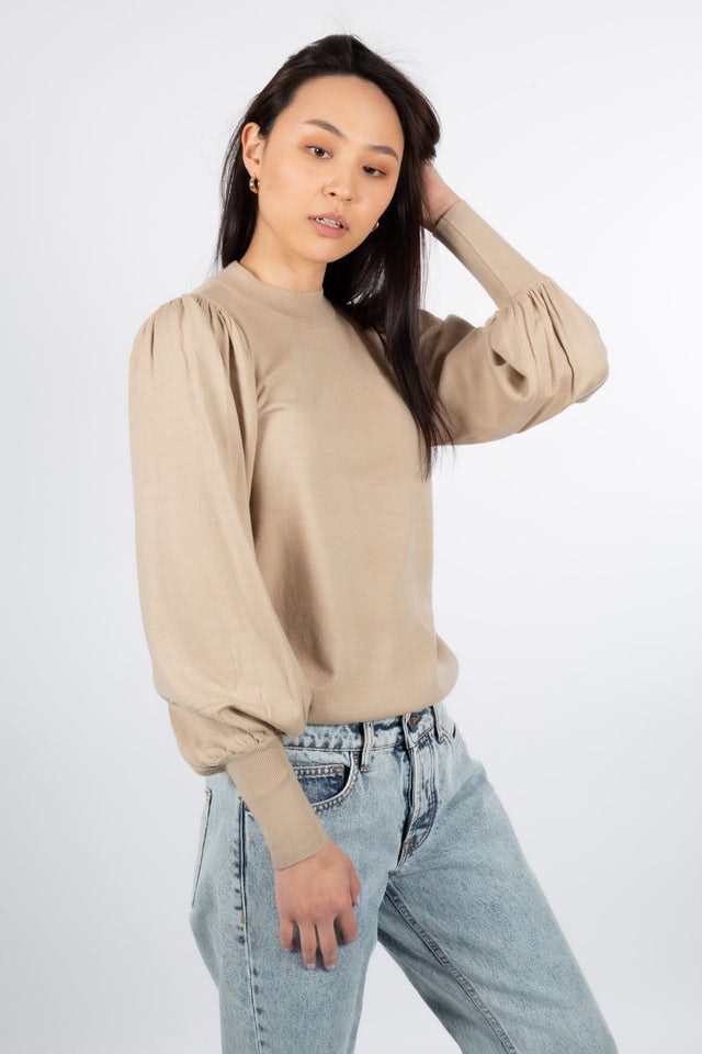 Talma Rachelle LS Pullover - White Pepper