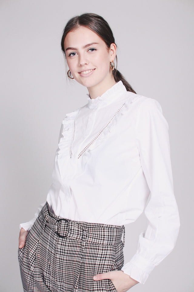 Aditi Shirt - White - Second Female - Bluser & Skjorter - VILLOID.no