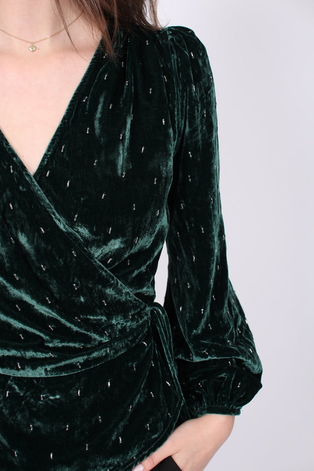 Jona Blouse - Dk Green - Pia Tjelta - Bluser & Skjorter - VILLOID.no