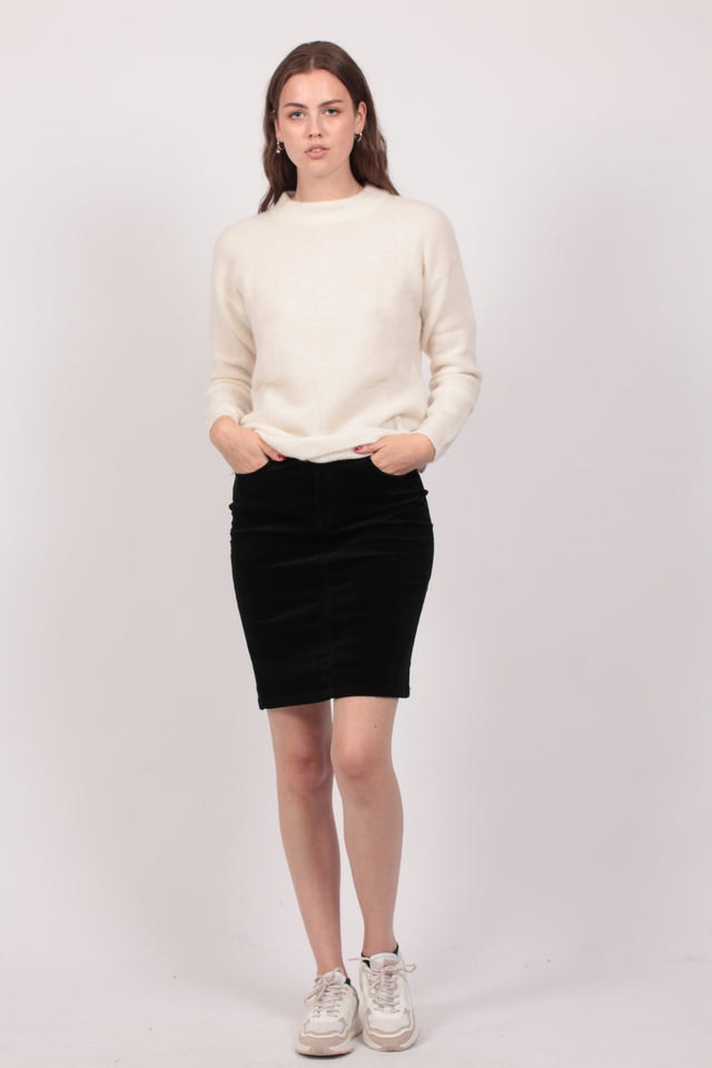 PapinaIW O-neck Pullover - White Smoke - InWear - Gensere - VILLOID.no