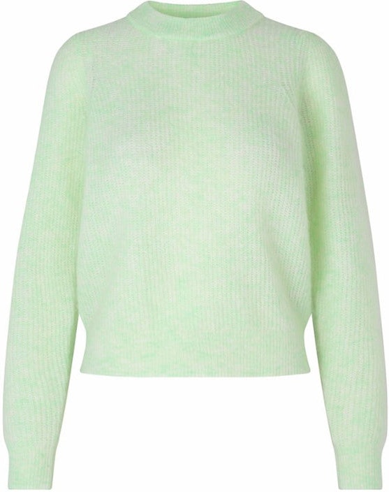 Brooky Knit Puff O-Neck - Clearly Aqua