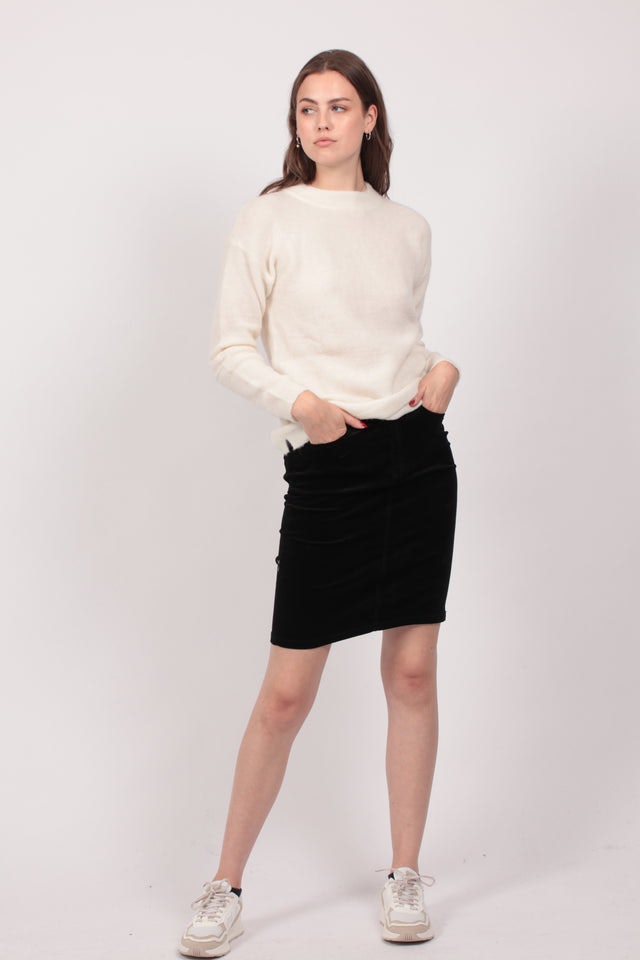 PapinaIW O-neck Pullover - White Smoke - InWear - Gensere - VILLOID.no