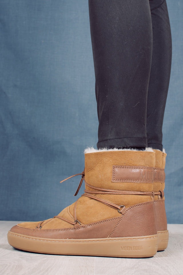 Moon Boot Puls Low Shearlin - Whiskey - Moon Boot - Sko - VILLOID.no