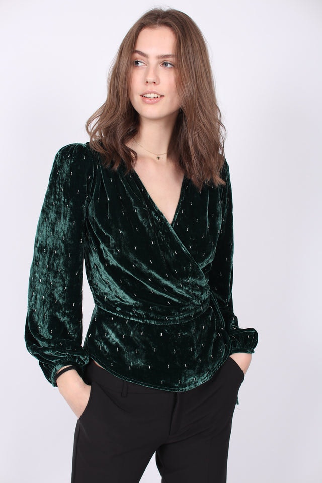 Jona Blouse - Dk Green - Pia Tjelta - Bluser & Skjorter - VILLOID.no