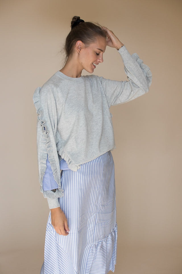 Marta - Light Gray Melange - FWSS - Gensere - VILLOID.no