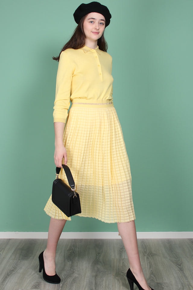 Marille Skirt - Sunshine - Second Female - Skjørt - VILLOID.no