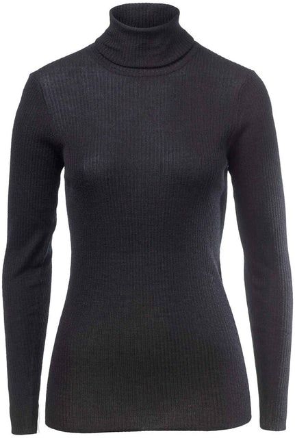 Wool Turtleneck - Black - Pierre Robert x Jenny Skavlan - Gensere - VILLOID.no