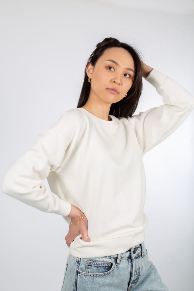 Ima DS Sweatshirt - Egret