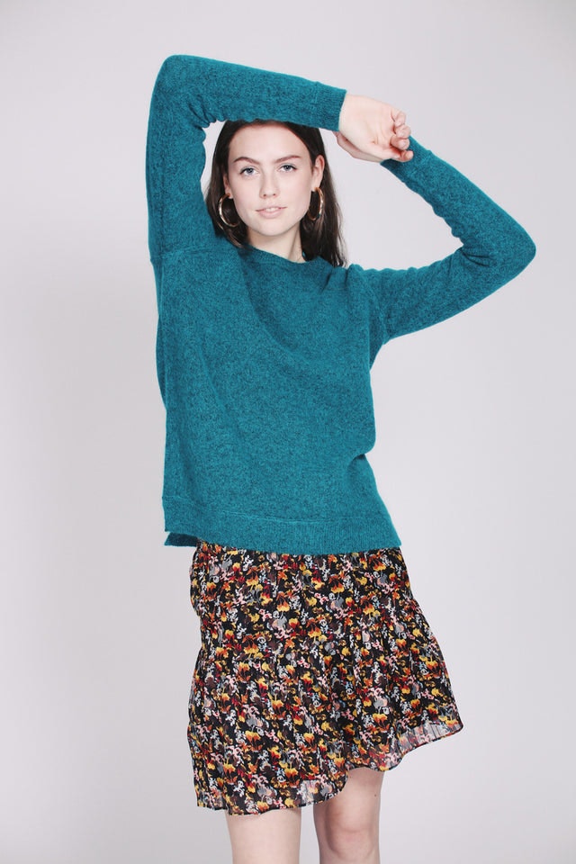 Brook Knit Raw O-neck - Fanfare - Second Female - Gensere - VILLOID.no