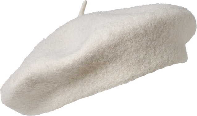 Wool Beret - Cream - Pierre Robert x Jenny Skavlan - Tilbehør - VILLOID.no