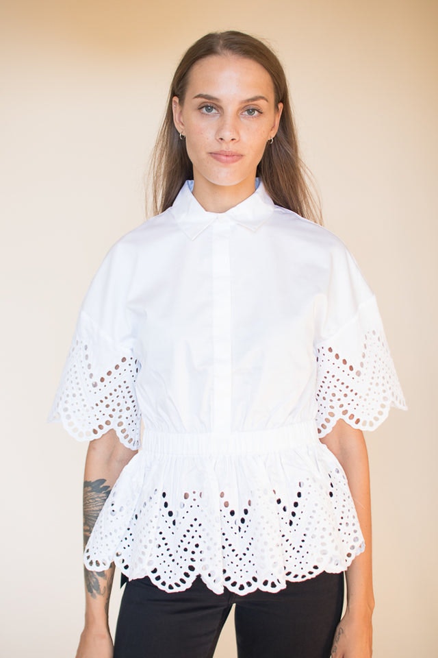 Torunn - Bright White - FWSS - Bluser & Skjorter - VILLOID.no