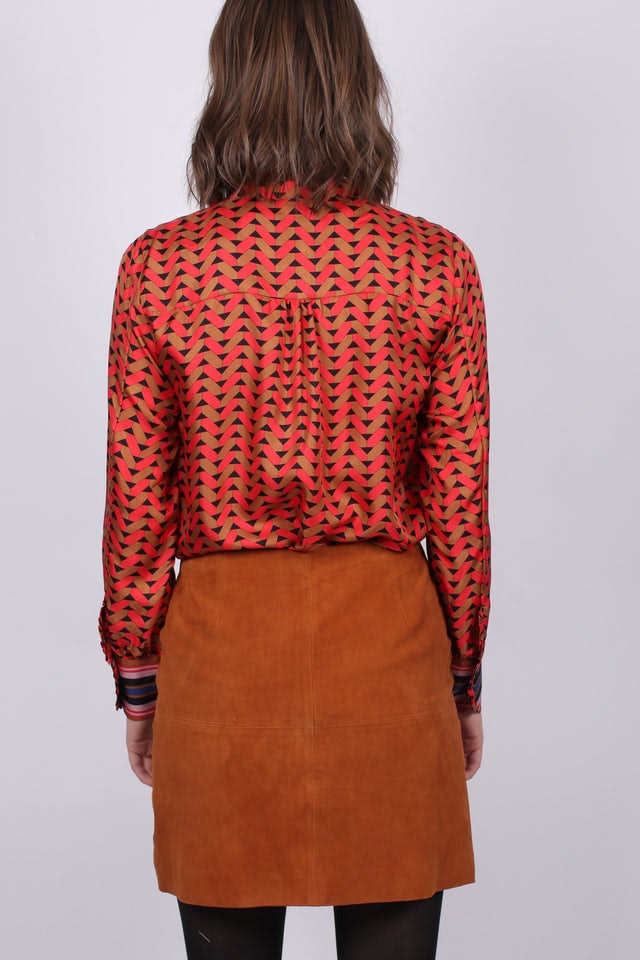 Tiles Shirt - Lychee - Second Female - Bluser & Skjorter - VILLOID.no