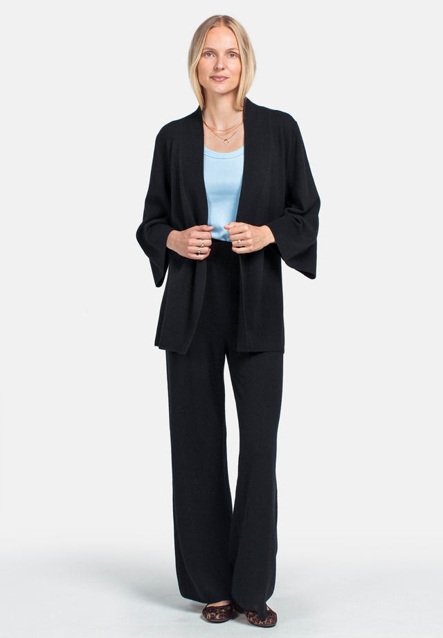 Wool Lounge Sweater - Black - Pierre Robert x Jenny Skavlan - Gensere - VILLOID.no