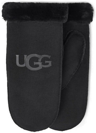 W Logo Mitten - Black - Ugg - Tilbehør - VILLOID.no