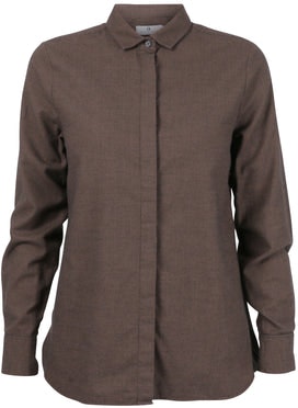 Brun Arniesays: Crawford Houndstooth Flannel Skjorte - ArnieSays - Bluser & Skjorter - VILLOID.no