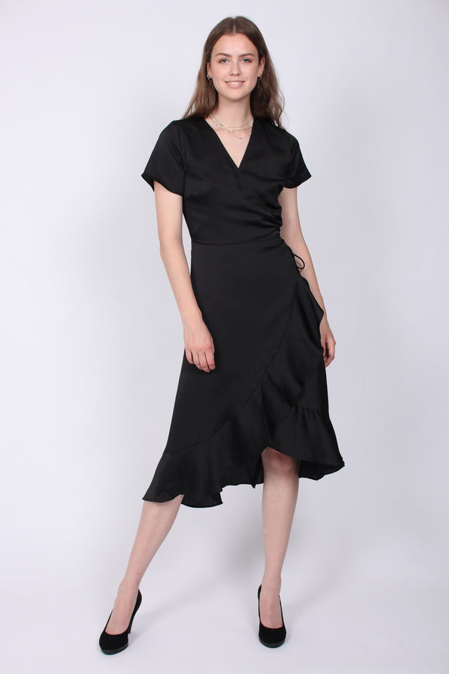 Magga Solid Dress - Black - Neo Noir - Kjoler - VILLOID.no