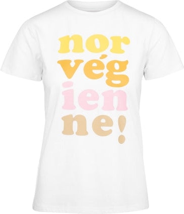 Norvegienne T-Shirt - Aspen Gold - MAUD - T-skjorter & Topper - VILLOID.no