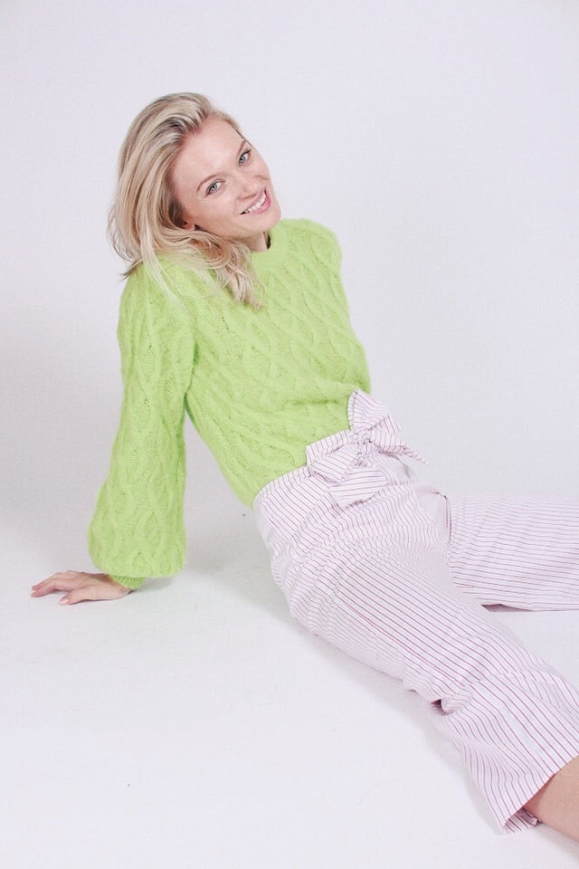 Kaylee Knit - Lime Green - MAUD - Gensere - VILLOID.no