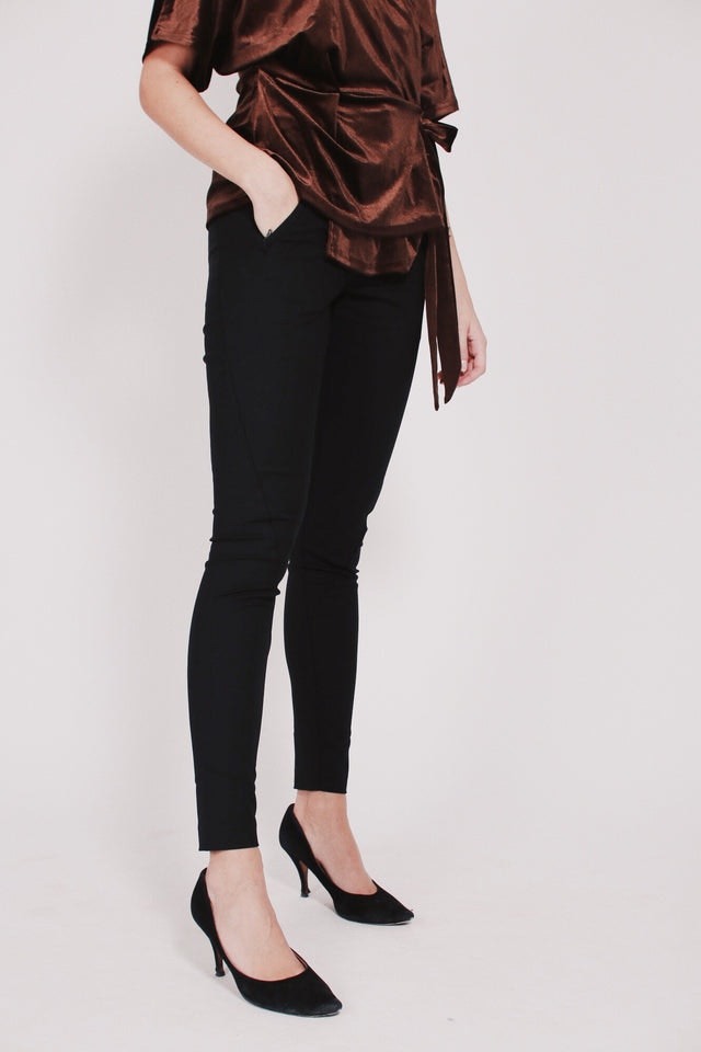 Angelie - Black Jeggin - FiveUnits - Bukser & Shorts - VILLOID.no