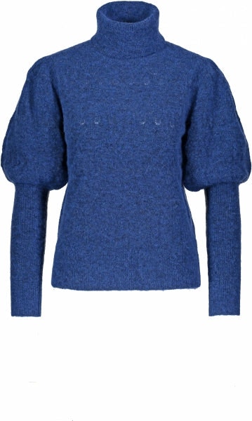 Pointelle turtle neck - Blue Nights - MAUD - Gensere - VILLOID.no