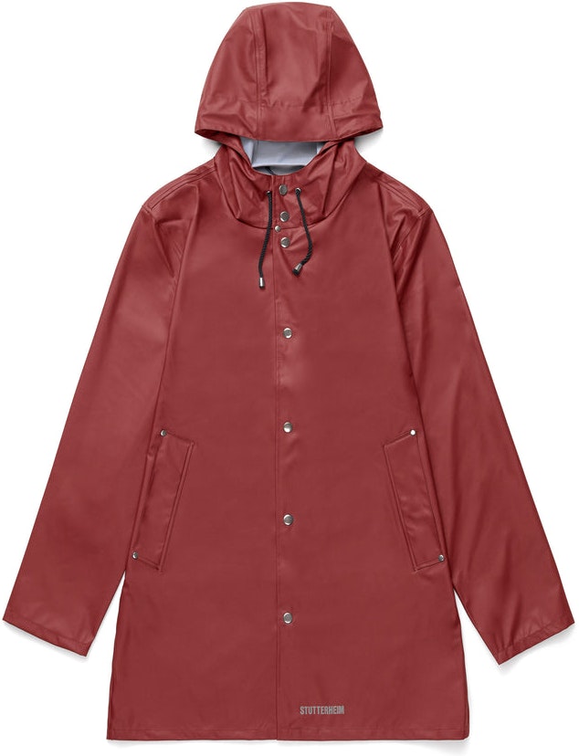 Rød Stutterheim Stockholm Lw Ytterplagg - Stutterheim - Yttertøy - VILLOID.no
