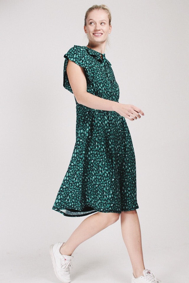 Selma - Evergreen leopard - FWSS - Kjoler - VILLOID.no