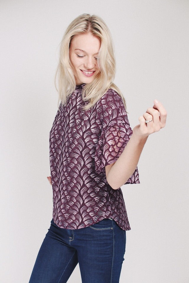 Butterfly top - Vineyard wine - MAUD - Bluser & Skjorter - VILLOID.no
