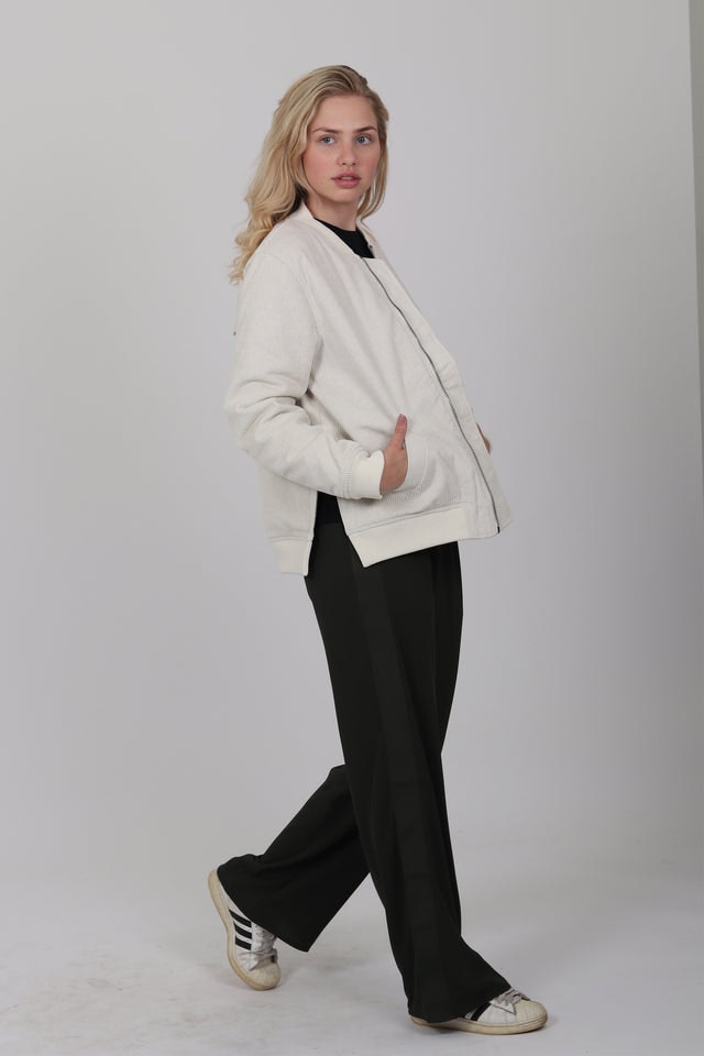 Biano Bomber - White Cotton - IBEN - Jakker - VILLOID.no