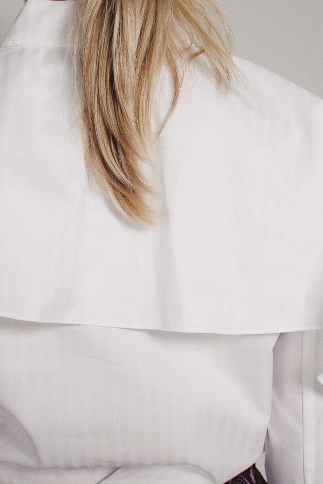 Cape Shirt - White - MAUD - Bluser & Skjorter - VILLOID.no