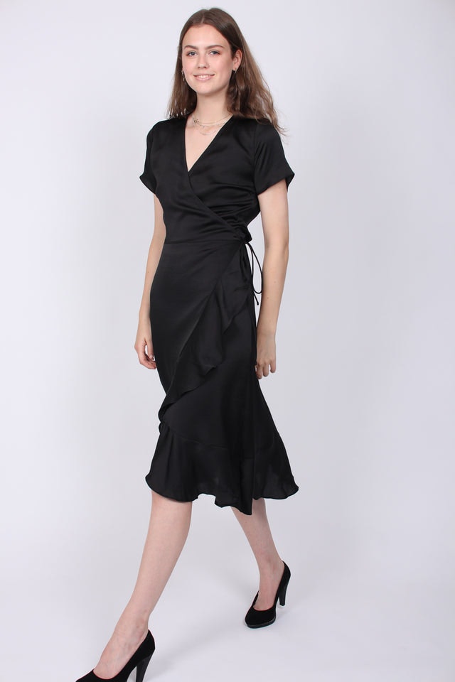 Magga Solid Dress - Black - Neo Noir - Kjoler - VILLOID.no