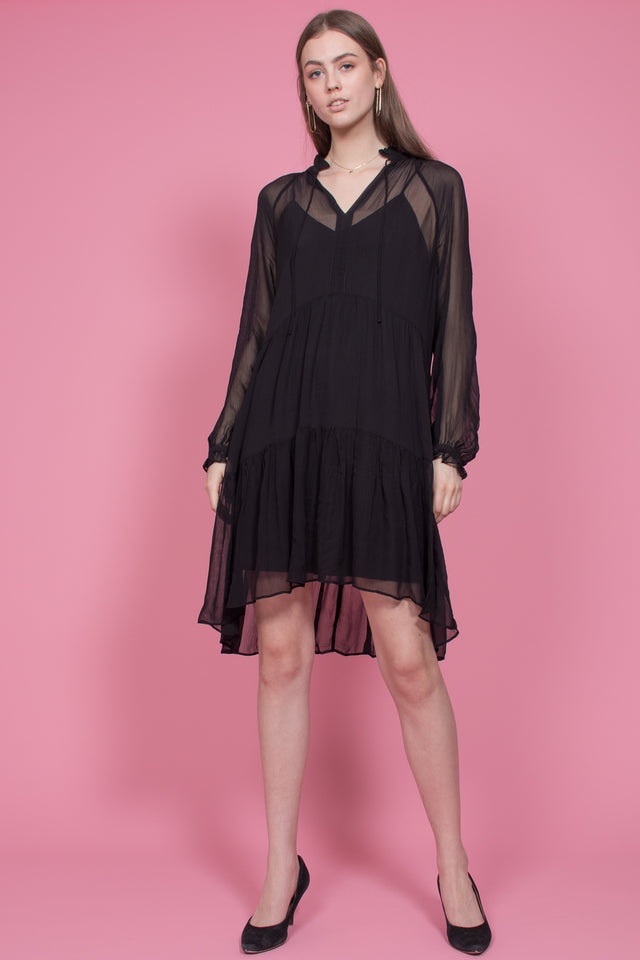 Liddy Dress - Black - Second Female - Kjoler - VILLOID.no