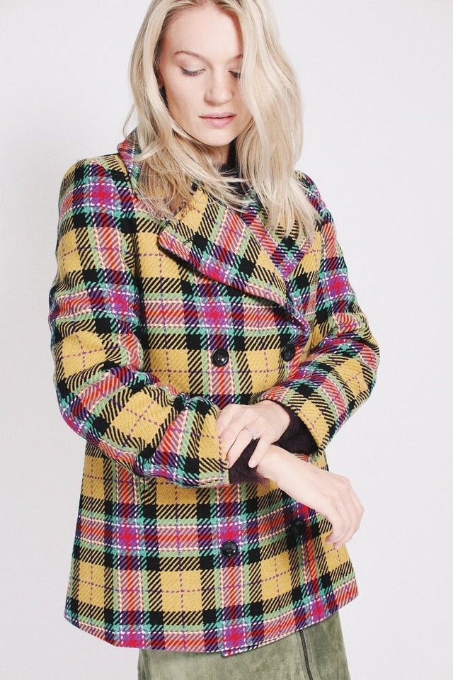 Short check Jacket - Multicolor - MAUD - Jakker - VILLOID.no