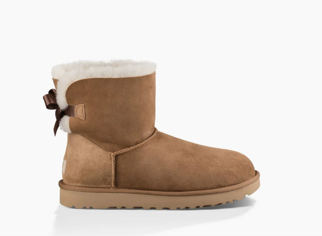 W Mini Bailey Bow II - Chestnut - Ugg - Sko - VILLOID.no
