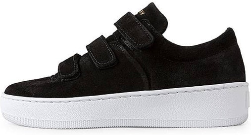 Cloud Fat Velcro - Cow Suede - Black - Jim Rickey - Sko - VILLOID.no