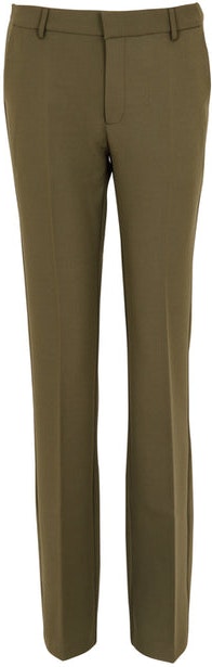 Cassie F Pants - Dusty Army - Neo Noir - Bukser & Shorts - VILLOID.no
